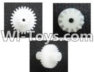 Wltoys A999 Parts-Gear Set(3pcs),Wltoys A999 RC Car Parts,Wltoys 1/24 1:24 Mini rc car and rc racing car Parts